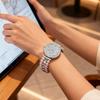Женские кварцевые часы с корпусом из нержавеющей стали, подходящие для деловых мероприятий, в качестве подарка для семьи и друзей, GW0531L1