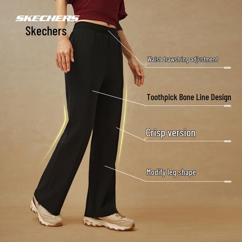Skechers Женские легкие расклешенные повседневные брюки L226W023