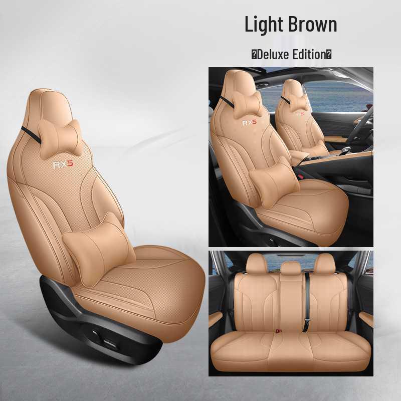 Leather Car Seat Cushion for Roewe RX5 - All-Season, Five-Seater Design