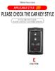 Zinc Alloy Car Key Case Cover Shell Fob for Jeep Wagoneer 2021- 2022 for Grand Cherokee L 2020 2021 2022 Keychain Accessories