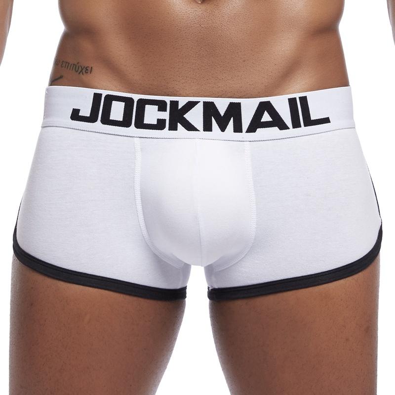 Боксеры JOCKMAIL Съемные набедренные подушечкиМужское нижнее бельеДышащий хлопокЗдоровый клуб спортивный стильТрусы-плавки