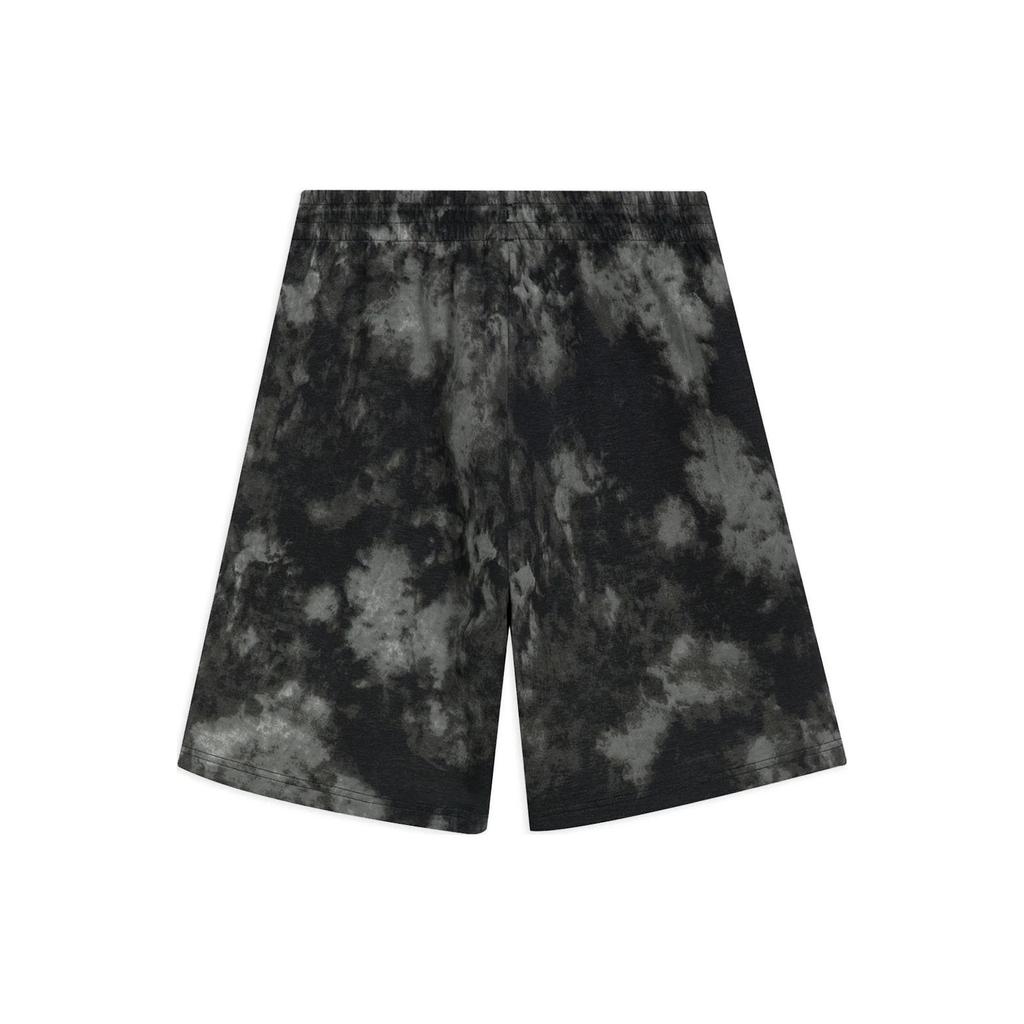 Li-Ning Badfive Letter Print Tie-Dye Loose Casual Shorts Men shorts Black AKSS379-4