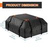 Car Roof Bag Luggage Cargo Carrier Case Rooftop Top Rank Large Space Pocket Waterproof Oxford Cloth Baggage Box Roof Top Car Bag