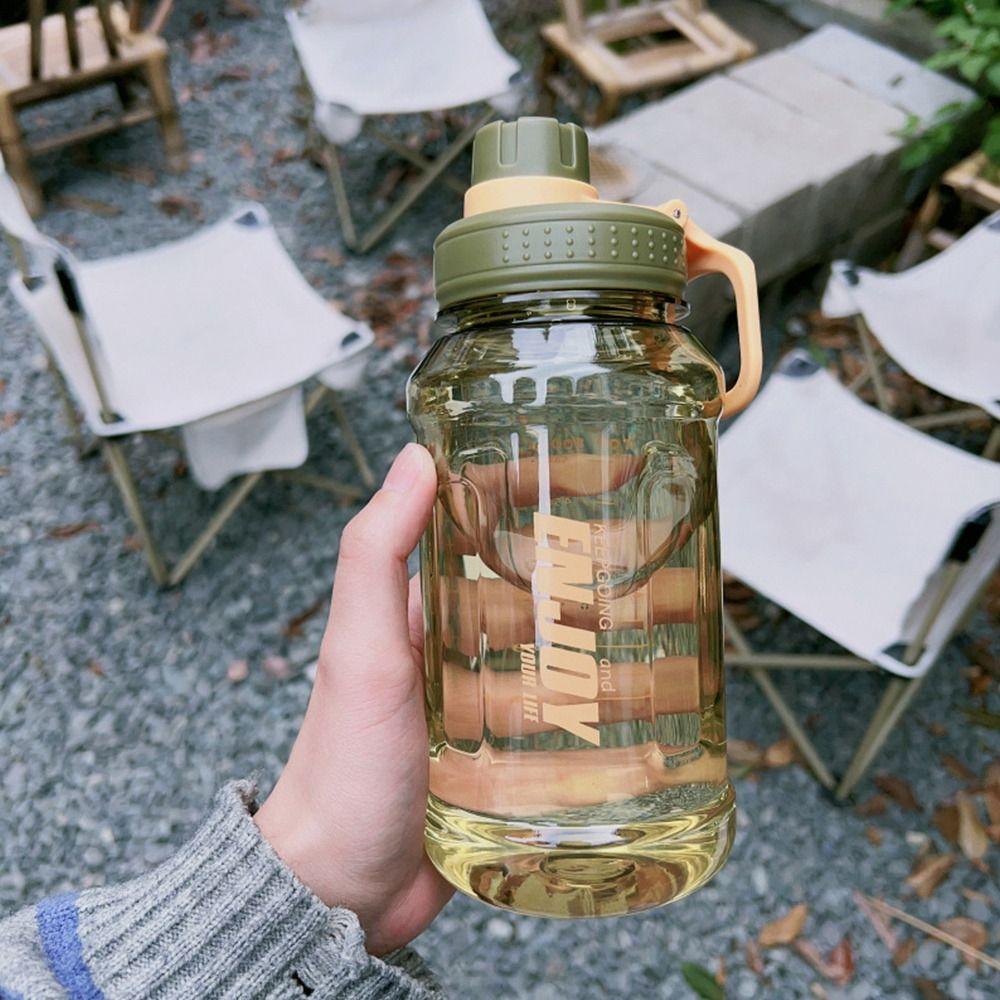 Plastic Water Bottle Large-Capacity Water Cup Cute Sport Bottle  Summer