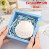 Multi-Purpose Seashell Notebook Blank Inner Pages Memo Pad Loose-leaf Notepad  Gift Purpose