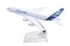 TANG DYNASTY 16cm Airbus A380 Alloy Airplane Model Toy 1/400