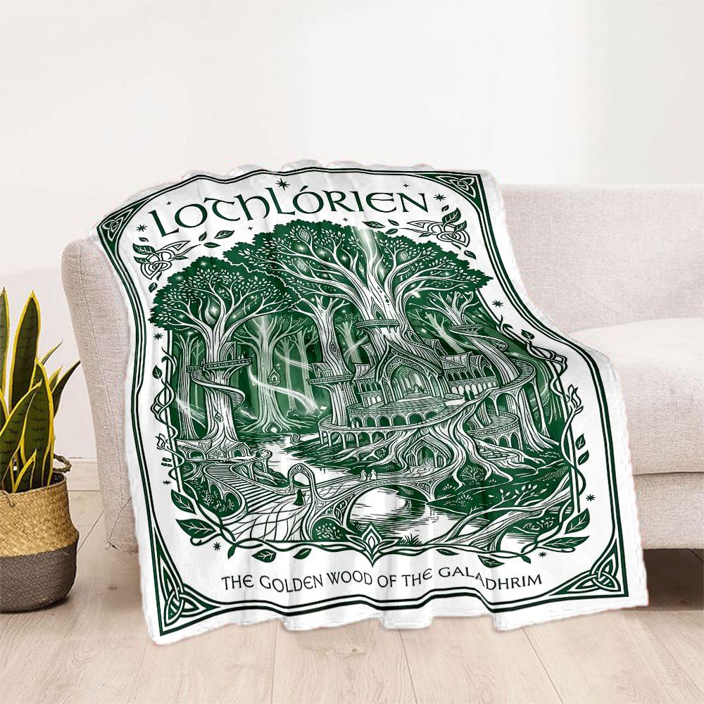 Gothic Style Blanket Warmthful Decor Suitable for Office Bed Seaside All-Season Use Warmthful Decor Best Holiday Gift for Friends Family