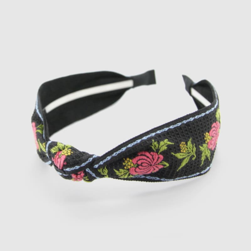 LALA Розовый Цветок Богемный Импортный Ободок для Волос