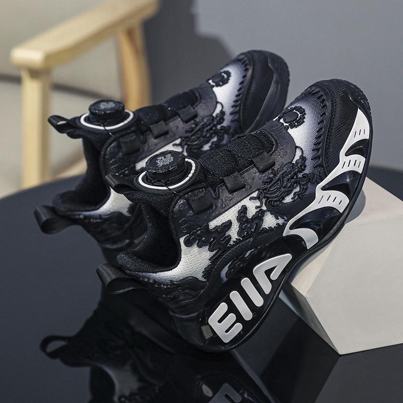 Детские кроссовки Guochao для баскетбола, обувь для мальчиков 2025, новая весна-лето, ограниченная серия 'Год Дракона', спортивная обувь, детский тренд