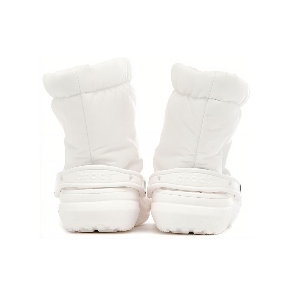 Crocs Классические утепленные ботильоны Neo Puff для повседневной носки Женские ботинки Белые 206630-143
