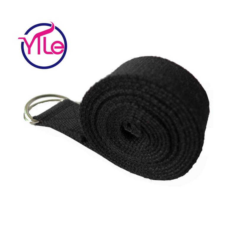 Customized Hot Sell Yoga Stretch Band Cheap Yoga Stretching Strap Belt with D Ring Buckle