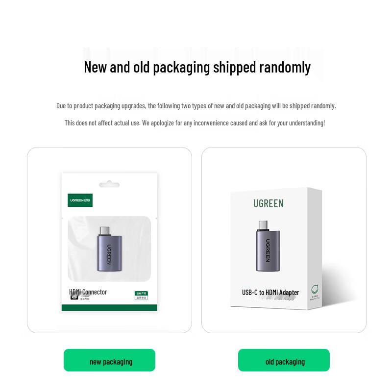 Ugreen Конвертер USB-C в HDMI для дисплея