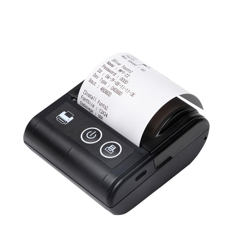 Portable Thermal Label and Receipt Printer CN plug (adapter included)
