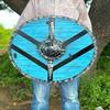 45.72 Cm Medieval Valhalla Viking Shield, Gift, Battle Ready Viking Shield, Norse Viking Round Shield, Viking Gift for Men Women