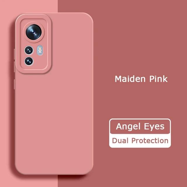 Жидкий силиконовый чехол Angel Eyes для XiaoMi Mi 12 12T 13T Mi13T pro Mi12T Mi13 Mi12X 5G Pro Мягкий защитный чехол для линз