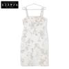 [/Domestic Regular] Flower Print Sleeveless Top Dress 42 White / SilverUsed