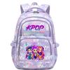 Девочки Прекрасный Руми Зои Мира Рюкзак с принтом Дети Kpop Охотники Принт Студенческая Школьная Сумка