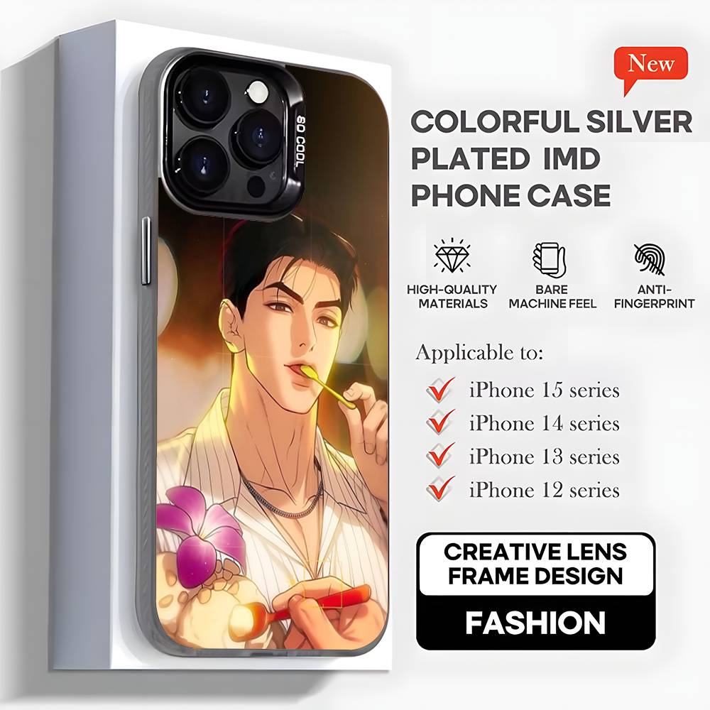 Чехол для телефона Joo J-Jaekyungs Jinx Для iPhone17,16,15,14,13,12,11,Mini,Pro,MAX,plus,Черный Матовый Ударопрочный Чехол