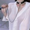 Heart Traction Rope Punk Collar Choker Woman Clavicle Choker Cosplay Neck Jewelry Korean Necklace