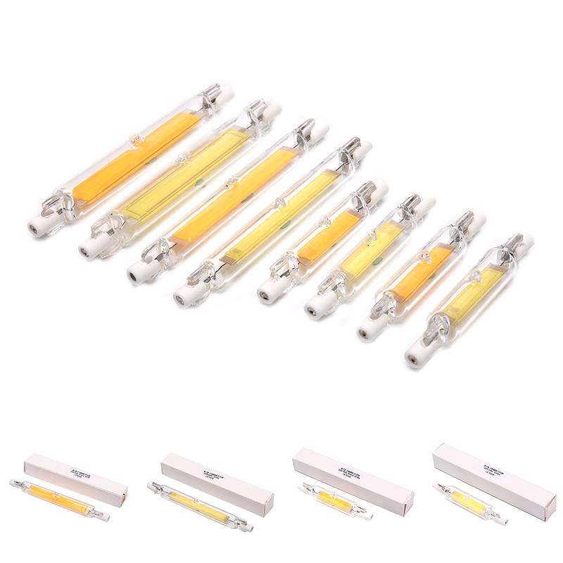 1Pcsr7S Cob Светодиодная лампа Стеклянная трубка для замены галогена 78 мм/118 мм