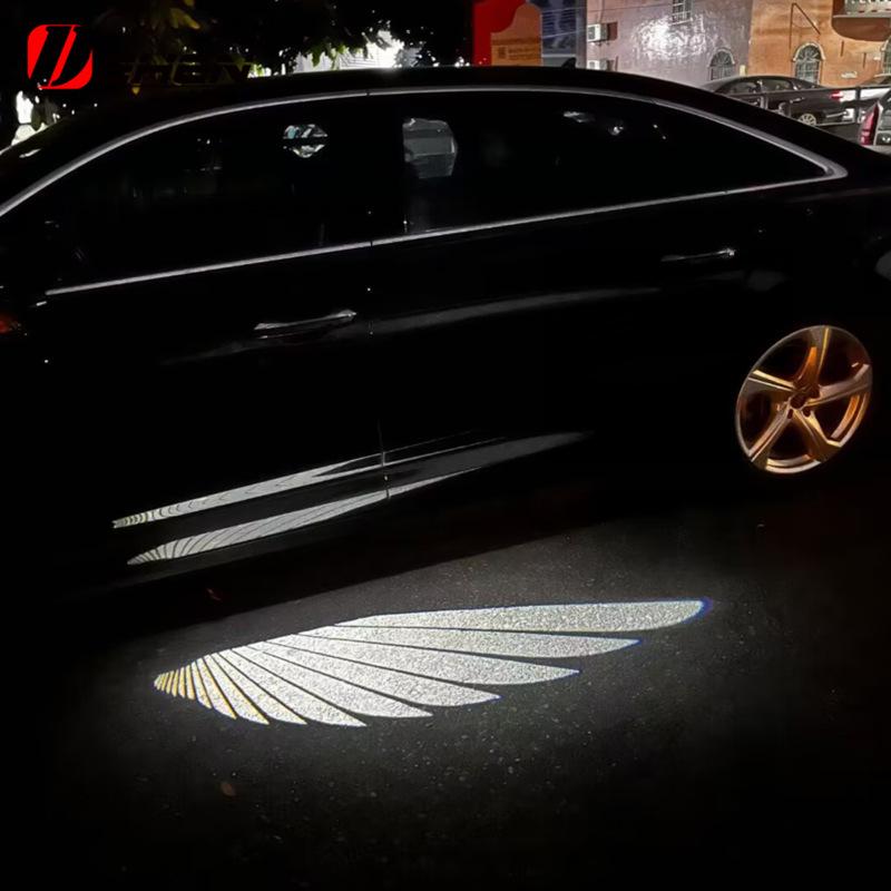 Светодиодные огни-декор «Ангельские крылья» для зеркала заднего вида Benz GLC W213 W205 W253 W222 C E S-Class AMG Проекционная лампа Приветственный свет