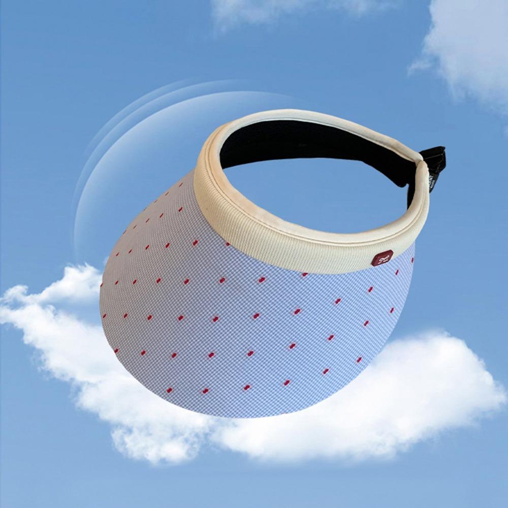 Sweet Empty Top Cap Anti-UV Visor Cap Simple Woman Sun Hat Travel