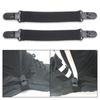 2Pcs Motorcycle Bike Clips Leg Stirrup Pants Elastic Boot Adjustable Straps