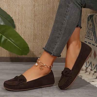 Мода 2025 Новый Стиль Женские Балетки Лоферы Конфетный Цвет Слипоны Балетки Удобная Женская Обувь