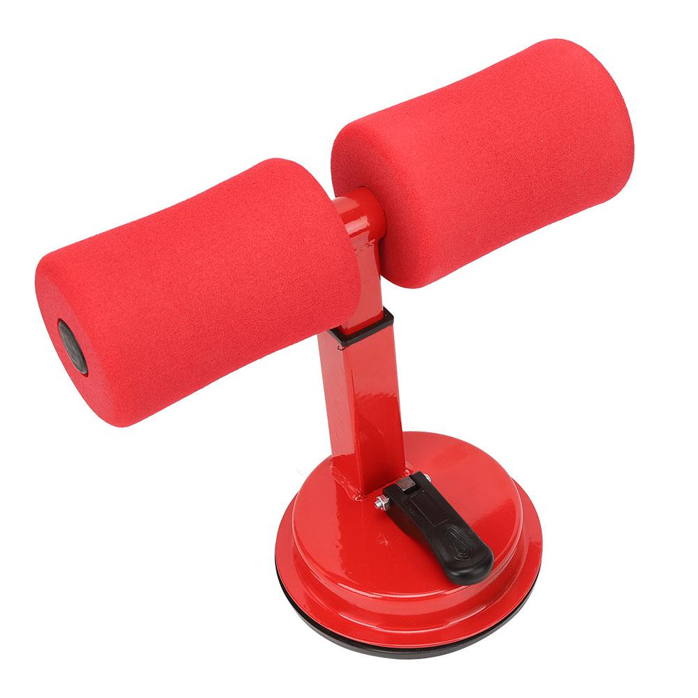 Crunches Assistant Sit Up Aid Waist Fat Reduction Household Abdominal Fitness Equipment(Red )