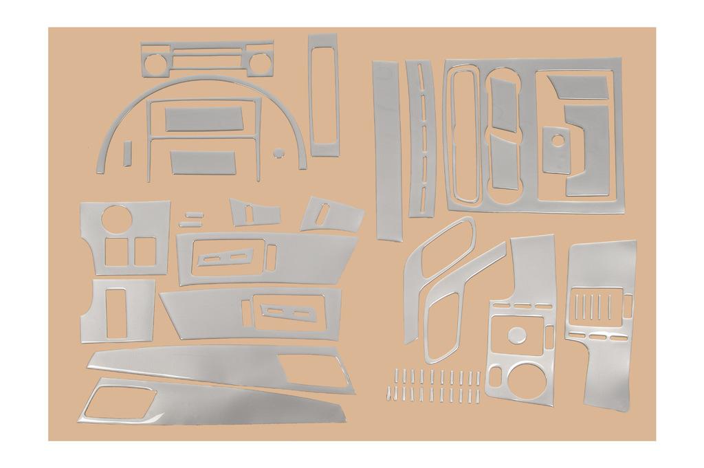 Накладки на панель (50 деталей) Алюминий для Volkswagen Crafter 2006-2016 гг