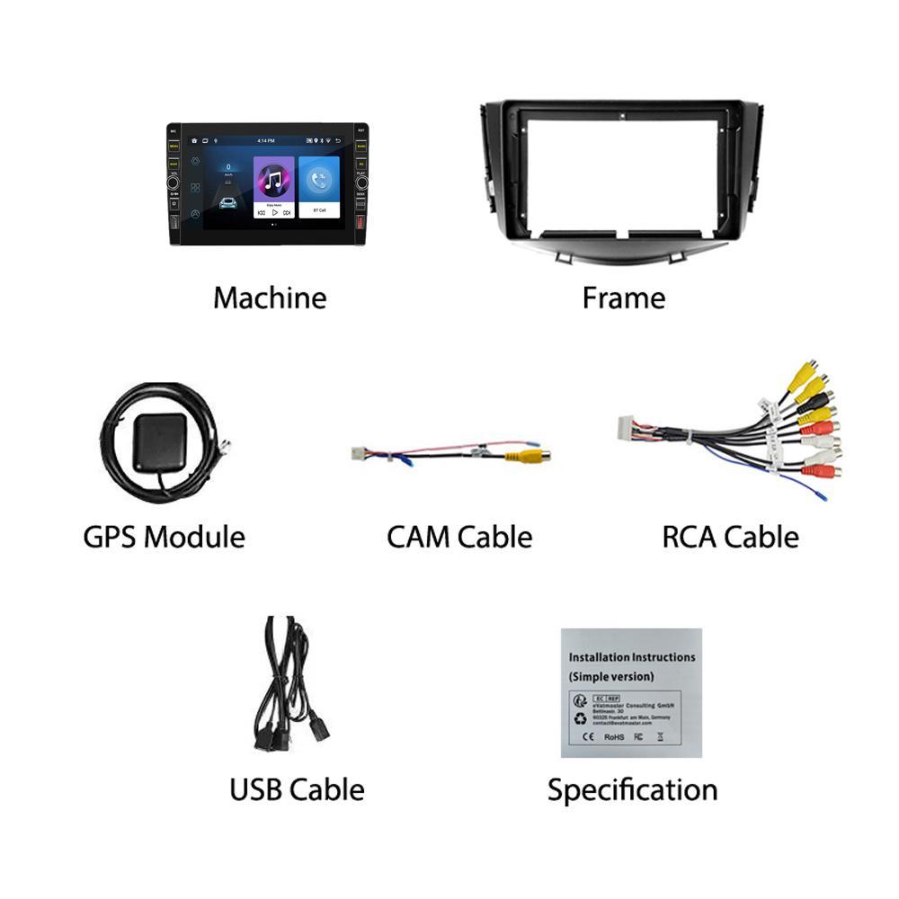 8 дюймов для Lifan X60 2012-2016 с кнопочной ручкой Android автомобильный радиоприемник мультимедийный плеер навигация стерео GPS 2 Din 1 + 32 ГБ