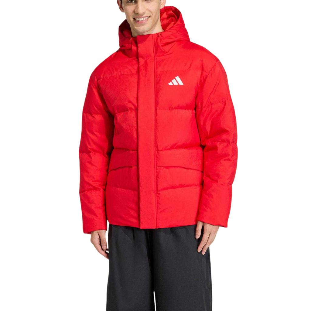 Adidas Long Sleeve Solid Color Hooded Windproof Waterproof Warm Down Jacket Unisex Jacket KS6487