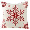 Pillowcase Christmas Tree Snowflake Print Pillowcase Home Sofa Living Room Cushion Backrest
