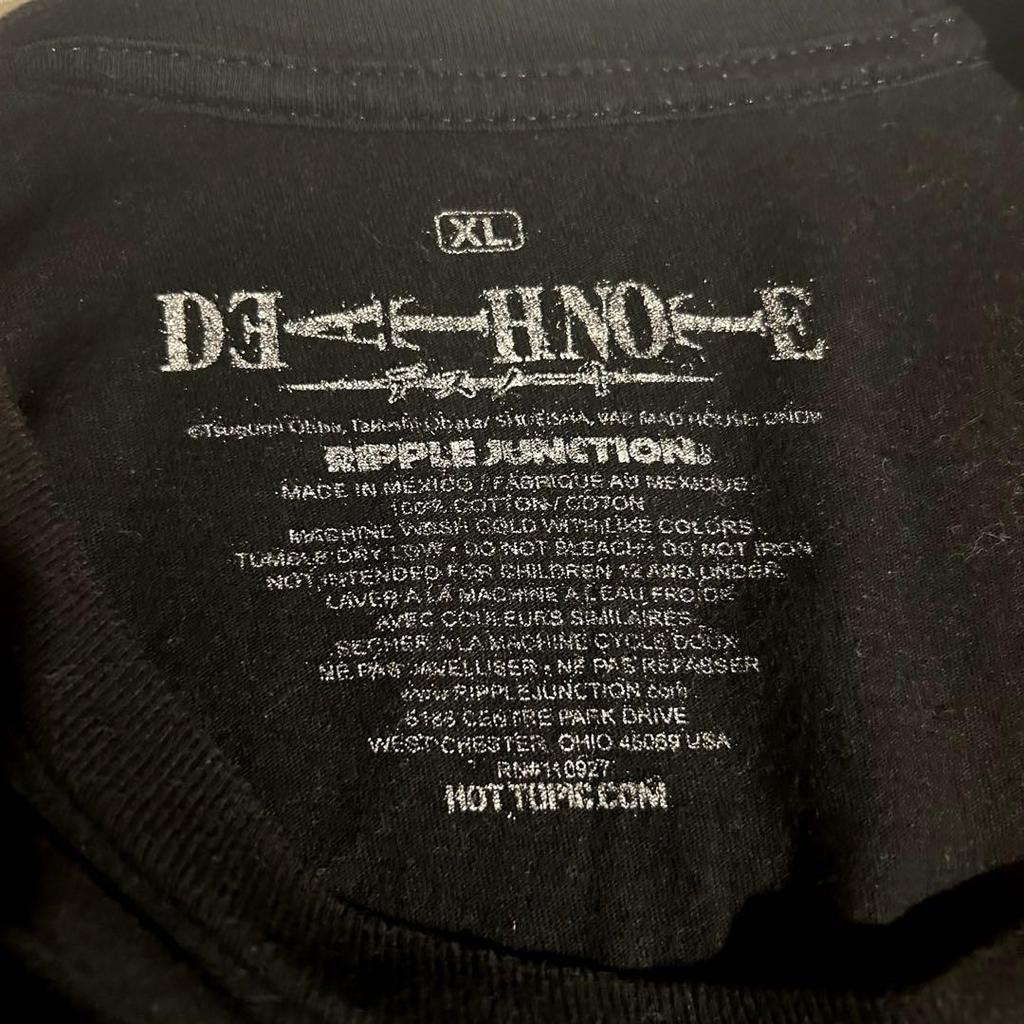 [USED] DEATH NOTE L print tee