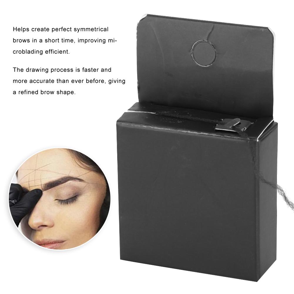 Компактный предварительно прокрашенный инструмент для точного моделирования бровей и микроблейдинга