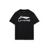 Sports Fashion Series Logo Print Round Neck T-Shirt Men Tops Black AHSR543-2