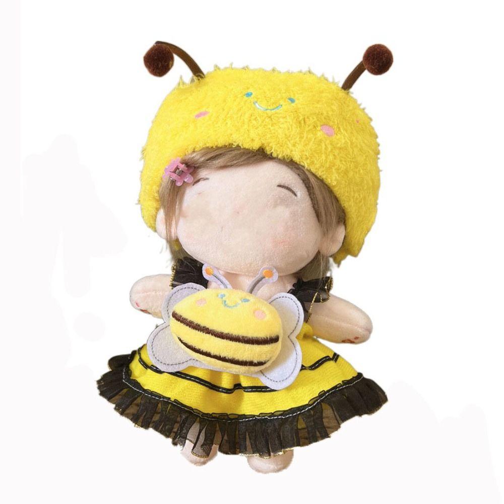 Одежда для куклы 20 см Аксессуары для куклы Головной убор Набор платьев Хлопковая мягкая кукла