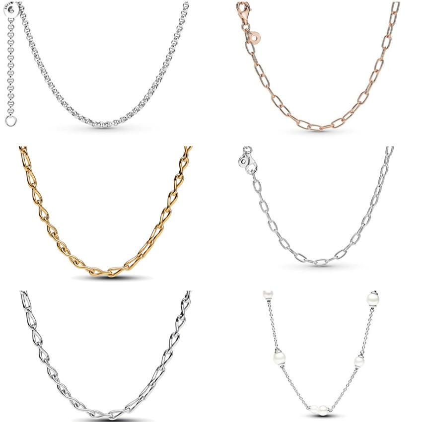 Оригинальное ожерелье из обработанного пресноводного культивированного жемчуга для женщин, стерлинговое серебро 925 пробы, европейская бисерная подвеска, ювелирные изделия своими руками