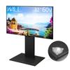 EQUALS TV Freestanding TV WALL V2 Low Compatible with To Satin Black Stand, Stand, CASTER, Type, 32-inches 60-inches,