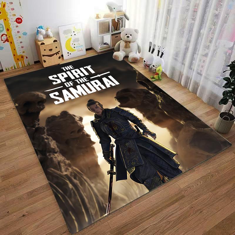Мечтательный игровой плакат Ghost of Tsushima Spirit of the Samurai, нескользящий моющийся коврик с принтом для детской игровой комнаты, детской спальни