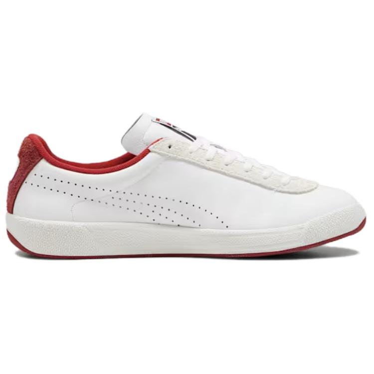 Puma Star Og Comfortable Lightweight Low-Top Sneakers Unisex Sneakers White Red 393199-04