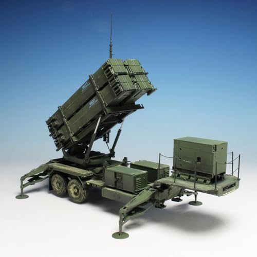 PLATZ Дракон Масштаб 1/35 Американский ЗРК MIM-104F Patriot PAC-3 Пусковая установка M901 с фототравлением, Пластиковый набор, BL3563SP (Военная техника)