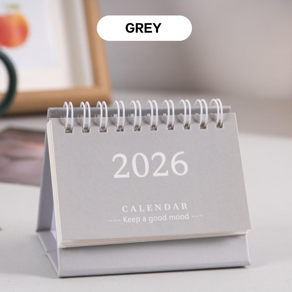 2026 New Year Simple Style Calendar Colorful Fresh Style Desk Calendar Scheduling Tool Desktop Notepad Table Deco for Gift