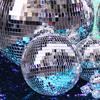 Серебряный цвет, подвесные зеркальные шары с отверстиями, разные размеры, светоотражающие шары, украшения для рождественской елки, украшение для дома
