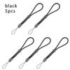 5Pcs Anti-lost Phone Lanyard Short Braid Necklace Wrist Strap U Disk Lanyard Bottle Lanyard Adjustable Key Lanyard Holders