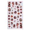 1 Sheet 5D Drop Nail Lips Stickers Dark Butterfly Halloween Blood Relief Design Nail