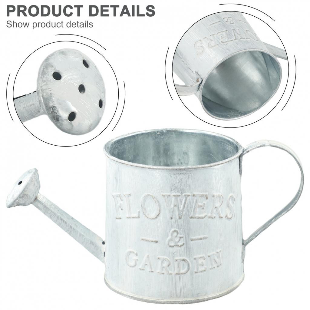 Fitment Iron Vintage Design Watering Can Flower Pots