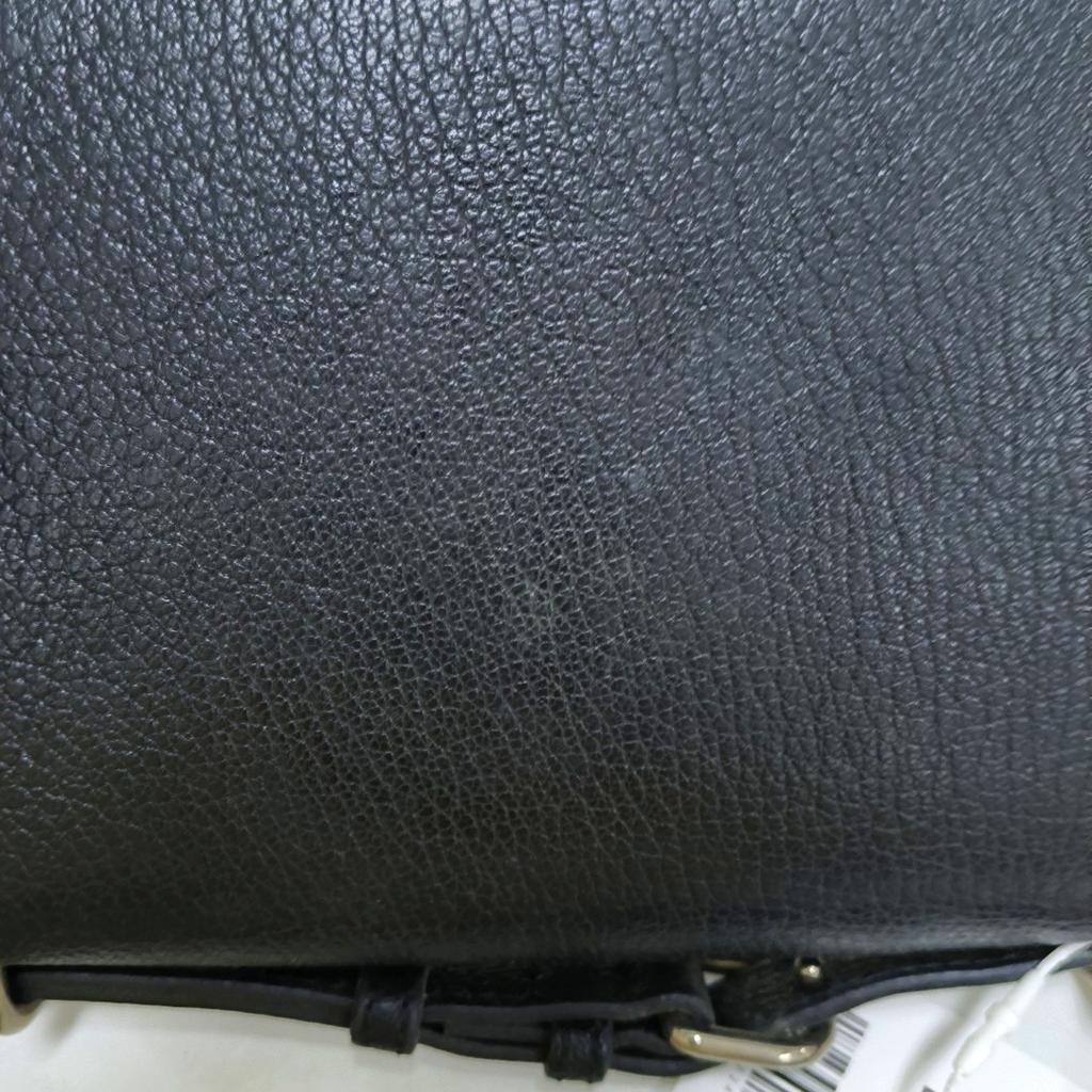[Pre-Owned] D Check Pattern Leather Mini Shoulder Crossbody Bag - Very Good #1VPGG1I