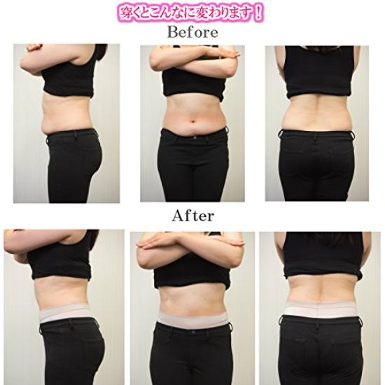 Пояс для таза Yuka в шортах черный L в комплекте с корейской косметикой маска для лица [Произведено Мурофуши] (Бедра 92-100см)