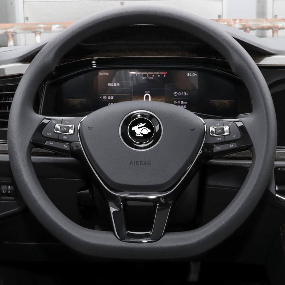 Для VW 45 мм/50 мм Автомобильный Алюминиевый Значок Рулевого Колеса Логотип Накладка Наклейка Для Volkswagen VW R Line GTI Golf 5 7 Tiguan Caddy Passat